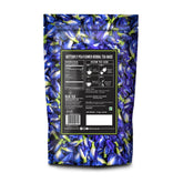 Blue Tea Butterfly Pea Flowers Herbal Tea - 30 Pyramid Tea Bags | Sun Dried Flower Antioxidant Tea - Caffeine Free, Detox Tea | No Added Colors, Aparajita - Shankhpushpi Zip Lock Pouch